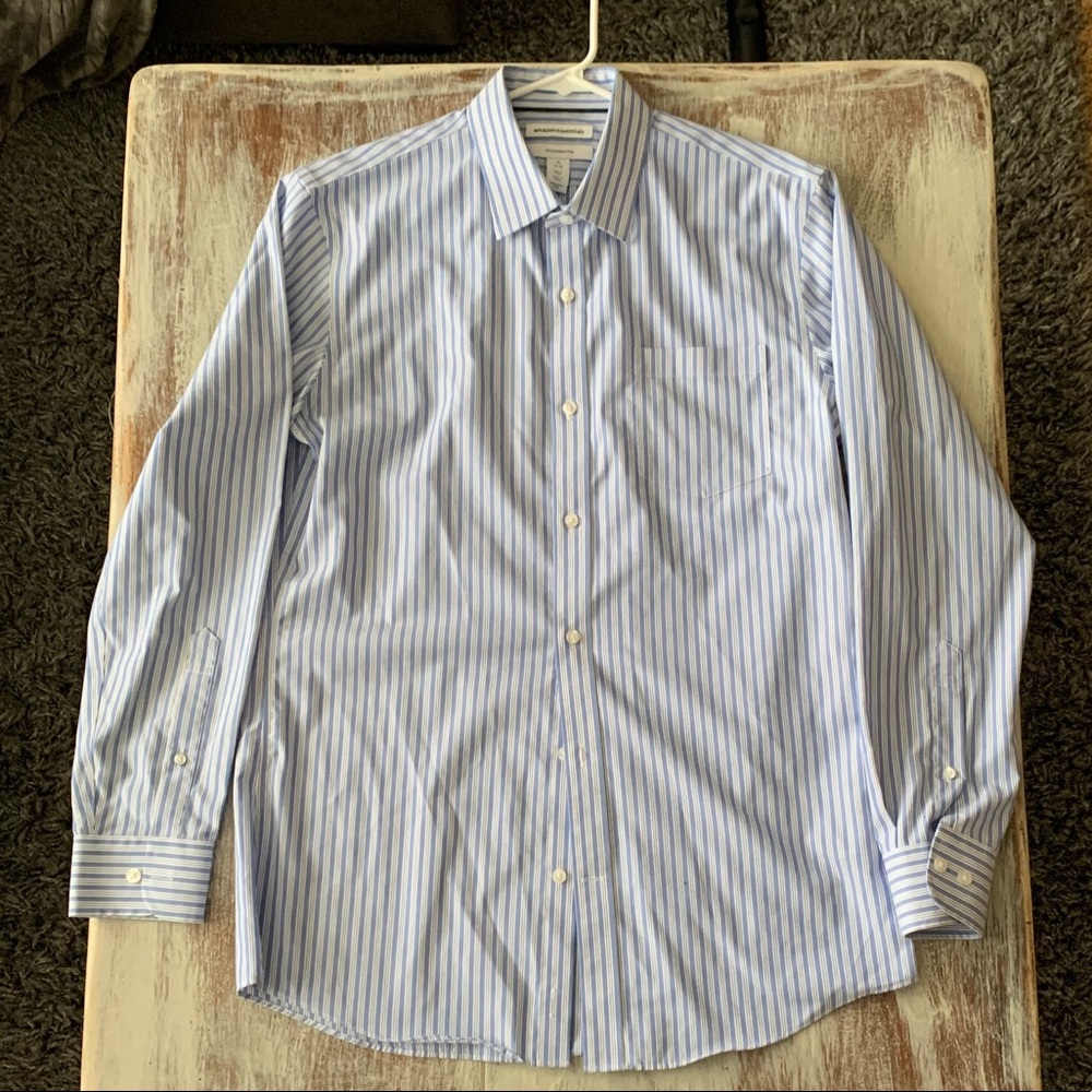 Men's Dress shirt Blue Size 16 34/35